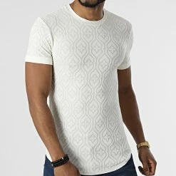 Nouveau 🎁 Tee 👚 Shirt Oversize UY825 Beige Clair de Uniplay 🤩 -Uniplay Soldes uniplay 313145 UY825 WHITE 20220407T162609 03