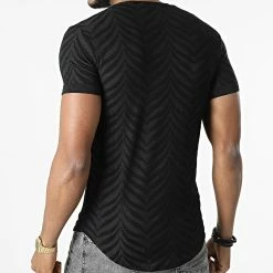 De gros 😀 Tee 👕 Shirt Oversize UY826 Noir de Uniplay 🌟 -Uniplay Soldes uniplay 313153 UY826 BLACK 20220413T155356 04