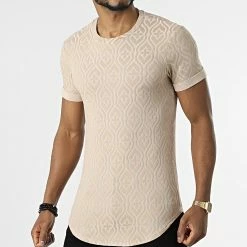 De gros ⌛ Tee 👚 Shirt Oversize UY825 Beige de Uniplay 🎉