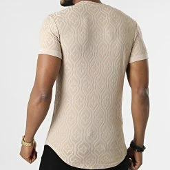 De gros ⌛ Tee 👚 Shirt Oversize UY825 Beige de Uniplay 🎉 -Uniplay Soldes uniplay 313154 UY825 BEIGE 20220407T160714 04