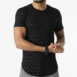 Promo ✨ Tee 👕 Shirt Oversize UY824 Noir de Uniplay 🤩 -Uniplay Soldes uniplay 313160 UY824 BLACK 20220413T155416 03