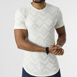 Promo 🥰 Tee 👕 Shirt Oversize UY827 Beige Clair de Uniplay 😀 -Uniplay Soldes uniplay 313163 UY827 WHITE 20220407T162639 03