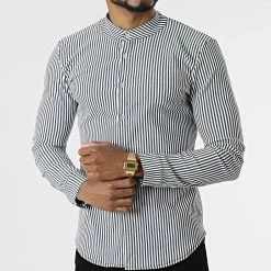 Le moins cher 😉 Chemise Manches Longues A Rayures Col Mao UP-C111 Bleu Marine Blanc de Uniplay 🔥 8 Le moins cher 😉 Chemise Manches Longues A Rayures Col Mao UP-C111 Bleu Marine Blanc de Uniplay 🔥 -Uniplay Soldes uniplay 313200 UP C111 COW BOY 20220407T160904 03