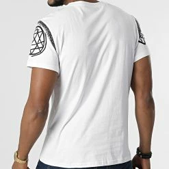 Promo 👍 Tee 👕 Shirt UP-T3A15 Blanc de Uniplay ✔️ -Uniplay Soldes uniplay 313203 UP T3A15 WHITE 20220407T162227 04
