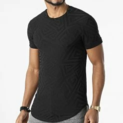 Coupon 😉 Tee 👕 Shirt Oversize UY831 Noir de Uniplay 🎉