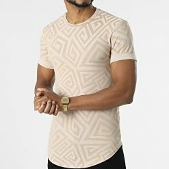 Meilleure affaire 👏 Tee 👚 Shirt Oversize UY831 Beige de Uniplay 🔔 -Uniplay Soldes uniplay 313214 UY831 BEIGE 20220407T160644 03