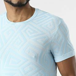 Promo 😀 Tee 👚 Shirt Oversize UY831 Bleu Clair de Uniplay 🌟 -Uniplay Soldes uniplay 313215 UY831 SKY BLUE 20220407T160522 02