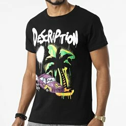 Budget 👏 Tee 👚 Shirt UP-T3A05 Noir de Uniplay 🎉