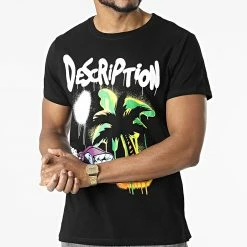 Budget 👏 Tee 👚 Shirt UP-T3A05 Noir de Uniplay 🎉 -Uniplay Soldes uniplay 313221 UP T3A05 BLACK 20220413T155611 03