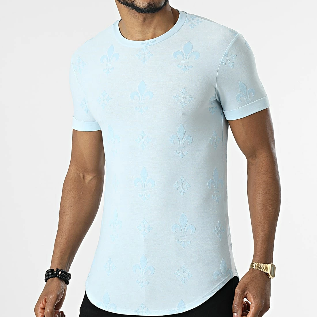 Nouveau ๐ Tee ๐ Shirt Oversize UY828 Bleu Clair de Uniplay ๐ 3 Nouveau ๐ Tee ๐ Shirt Oversize UY828 Bleu Clair de Uniplay ๐