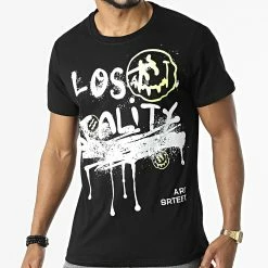 Bon marché ❤️ Tee 👕 Shirt UP-T3A20 Noir de Uniplay 🥰