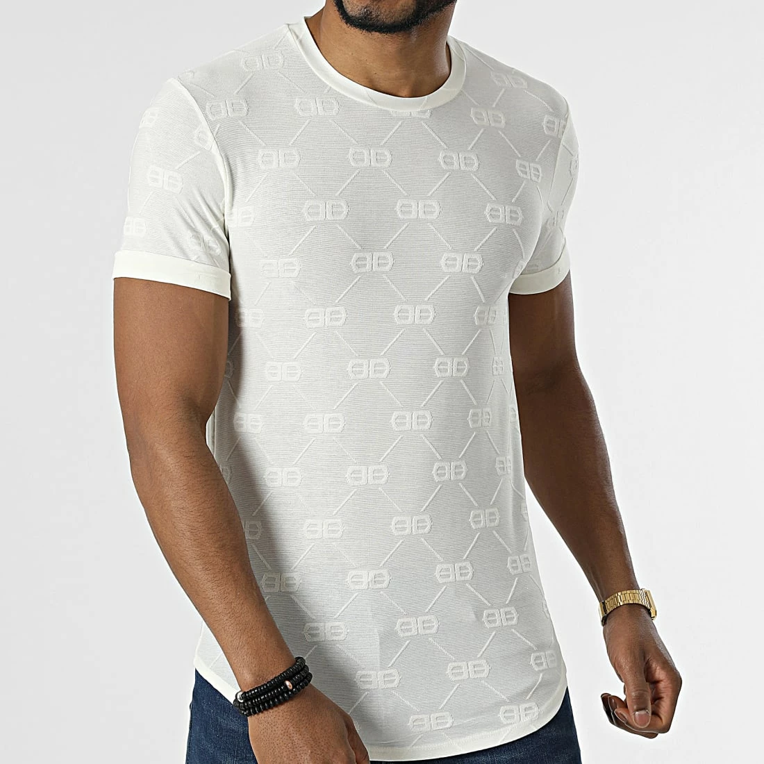 Vente flash 😍 Tee 👚 Shirt Oversize UY823 Beige de Uniplay 🧨 5 Vente flash 😍 Tee 👚 Shirt Oversize UY823 Beige de Uniplay 🧨 – Image 3