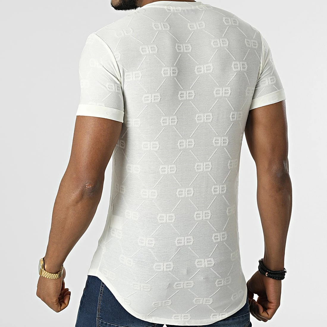 Vente flash 😍 Tee 👚 Shirt Oversize UY823 Beige de Uniplay 🧨 6 Vente flash 😍 Tee 👚 Shirt Oversize UY823 Beige de Uniplay 🧨 – Image 4