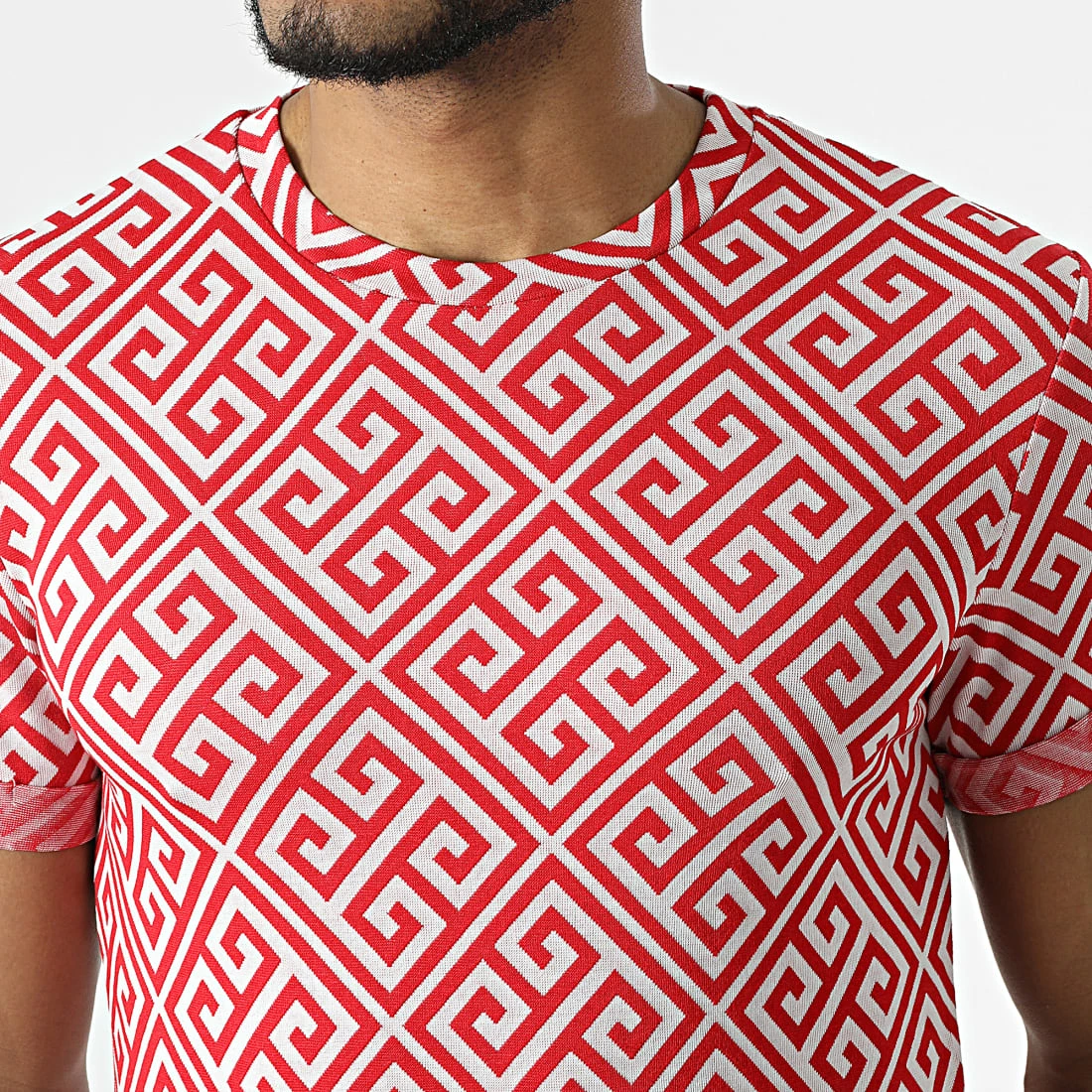 Tout neuf 🛒 Tee 👕 Shirt Oversize UY814 Rouge Blanc de Uniplay 🎉 4 Tout neuf 🛒 Tee 👕 Shirt Oversize UY814 Rouge Blanc de Uniplay 🎉 – Image 2