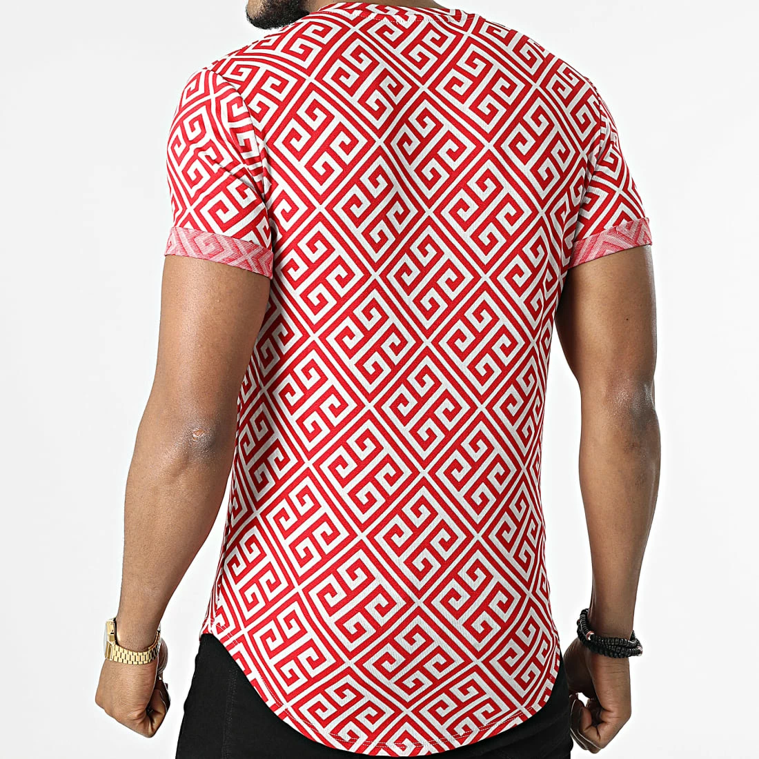 Tout neuf 🛒 Tee 👕 Shirt Oversize UY814 Rouge Blanc de Uniplay 🎉 6 Tout neuf 🛒 Tee 👕 Shirt Oversize UY814 Rouge Blanc de Uniplay 🎉 – Image 4