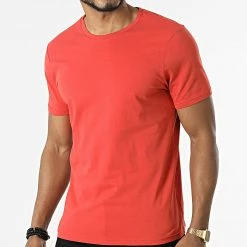 Coupon 🥰 Tee 👕 Shirt UP-BT128 Orange Brique de Uniplay 🛒