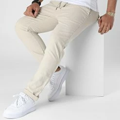 Bon marché 😉 Pantalon Chino K674 Beige de Uniplay 👏 -Uniplay Soldes uniplay 313383 UP K674 BEIGE 20220408T154811 03