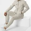 Le moins cher 🔥 Ensemble Veste Zippée Pantalon Jogging UY836 Beige de Uniplay 🔔 -Uniplay Soldes uniplay 316656 UY836 BEIGE 20220429T154405 01