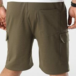 Remise 👍 Short Jogging UPP62 Vert Kaki de Uniplay ⌛ -Uniplay Soldes uniplay 316659 UPP62 GREEN 20220429T154501 04