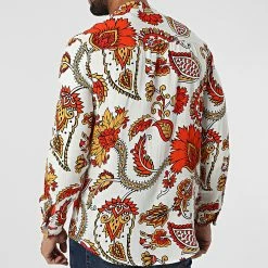 Sortie 😍 Chemise Manches Longues Col Mao Floral UY840 Blanc Rouge Jaune de Uniplay 🎉 9 Sortie 😍 Chemise Manches Longues Col Mao Floral UY840 Blanc Rouge Jaune de Uniplay 🎉 -Uniplay Soldes uniplay 316668 UY840 WHITE 20220425T160219 04