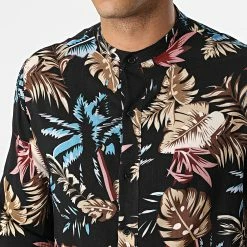 Les meilleures critiques de ✔️ Chemise Manches Longues Col Mao Floral UY838 Noir de Uniplay 🌟 -Uniplay Soldes uniplay 316710 UY838 BLACK 20220503T151917 02