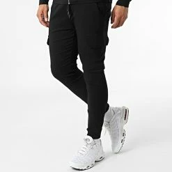 Tout neuf 👏 Ensemble Veste Zippée Pantalon Jogging UY836 Noir de Uniplay 🔔 -Uniplay Soldes uniplay 316721 UY836 BLACK 20220429T152622 04