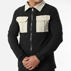 Meilleure affaire 🎉 Ensemble Veste Zippée Pantalon Jogging UP-ES-86 Noir Beige de Uniplay 🎉 8 Meilleure affaire 🎉 Ensemble Veste Zippée Pantalon Jogging UP-ES-86 Noir Beige de Uniplay 🎉 -Uniplay Soldes uniplay 316764 UP ES 86 BLACK 20220429T154758 03