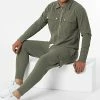 Meilleur prix 🌟 Ensemble Veste Zippée Pantalon Cargo 22047 Vert Kaki de Uniplay 😀 -Uniplay Soldes uniplay 316819 22047 KAKI 20220429T154542 01