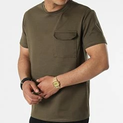 Top 10 🌟 Tee 👚 Shirt Poche Oversize Large UY833 Vert Kaki de Uniplay 💯 -Uniplay Soldes uniplay 316825 UY833 GREEN 20220503T152124 03