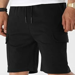 Offres ✨ Short Jogging UPP62 Noir de Uniplay 🌟