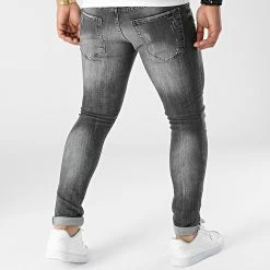 Meilleure vente ✔️ Jean Skinny 711 Gris de Uniplay 👍 -Uniplay Soldes uniplay 316843 711 BLACK 20220506T160051 04