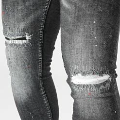 Top 10 🔔 Jean Skinny 709 Gris Anthracite de Uniplay 🔥 -Uniplay Soldes uniplay 316844 709 NOIR 20220509T152957 02