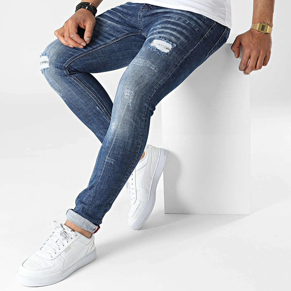 Remise ⭐ Jean Skinny 705 Bleu Denim de Uniplay 🧨 5 Remise ⭐ Jean Skinny 705 Bleu Denim de Uniplay 🧨 – Image 3