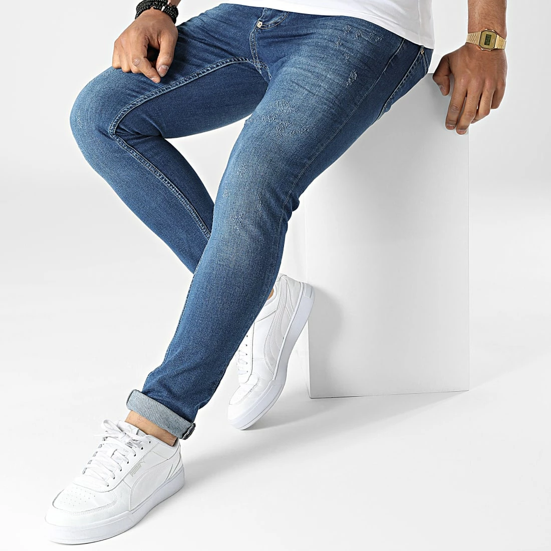 Grosses soldes 😍 Jean Skinny 719 Bleu Denim de Uniplay 🛒 5 Grosses soldes 😍 Jean Skinny 719 Bleu Denim de Uniplay 🛒 – Image 3
