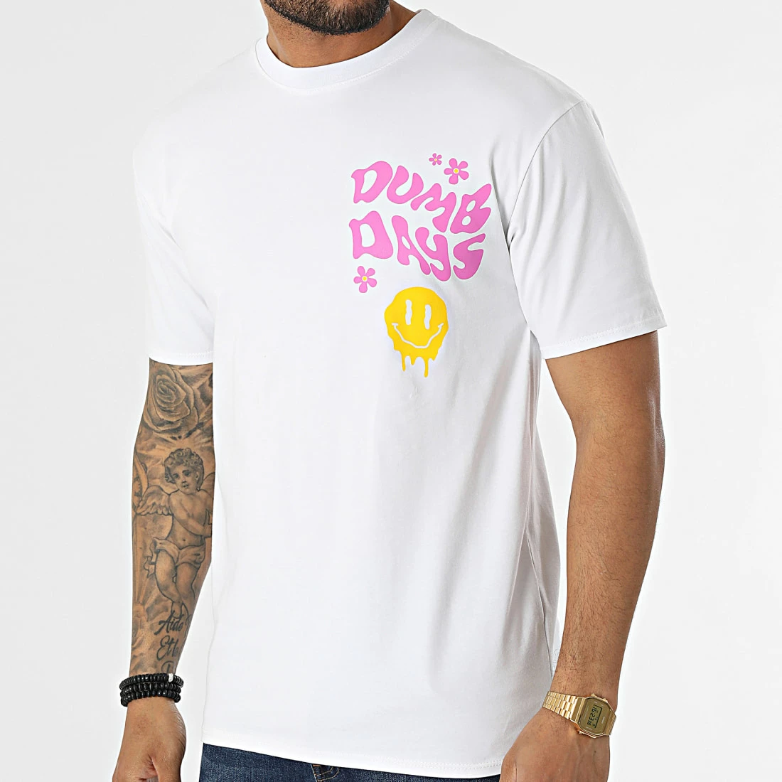 Remise 😍 Tee 👕 Shirt UP-T916 Blanc de Uniplay 🎉 6 Remise 😍 Tee 👕 Shirt UP-T916 Blanc de Uniplay 🎉 – Image 4