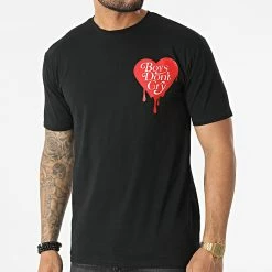 Remise 😀 Tee 👚 Shirt UP-T915 Noir de Uniplay 🌟 -Uniplay Soldes uniplay 318682 UP T915 BLACK 20220512T092906 04