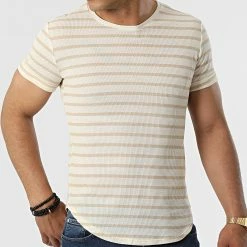 Top 10 🎁 Tee 👕 Shirt A Rayures UY832 Beige de Uniplay 🛒 8 Top 10 🎁 Tee 👕 Shirt A Rayures UY832 Beige de Uniplay 🛒 -Uniplay Soldes uniplay 318686 UY832 BEIGE 20220517T160013 03