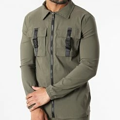 Tout neuf 🎁 Ensemble Veste Zippée Jogger Pant UP-ES-87 Vert Kaki de Uniplay 💯 -Uniplay Soldes uniplay 318688 UP ES 87 KHAKI 20220518T153154 03