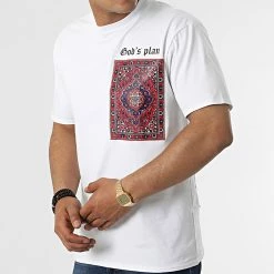 Promo 🎉 Tee 👕 Shirt UP-T917 Blanc de Uniplay 😍 -Uniplay Soldes uniplay 318689 UP T917 WHITE 20220517T160051 03