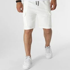 Promo 🌟 Short Jogging P62 Blanc de Uniplay ✨ 8 Promo 🌟 Short Jogging P62 Blanc de Uniplay ✨ -Uniplay Soldes uniplay 318694 UPP62 WHITE 20220513T151730 03