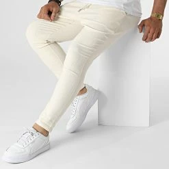 Budget 🧨 Pantalon T3828 Beige de Uniplay 🛒 -Uniplay Soldes uniplay 318700 UP T3828 BEIGE 20220512T154651 03