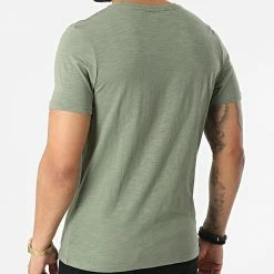 Le moins cher 😀 Tee 👚 Shirt UP-BT316 Vert Kaki Chiné de Uniplay 🌟 -Uniplay Soldes uniplay 318728 UP BT316 KHAKI 20220512T092528 04