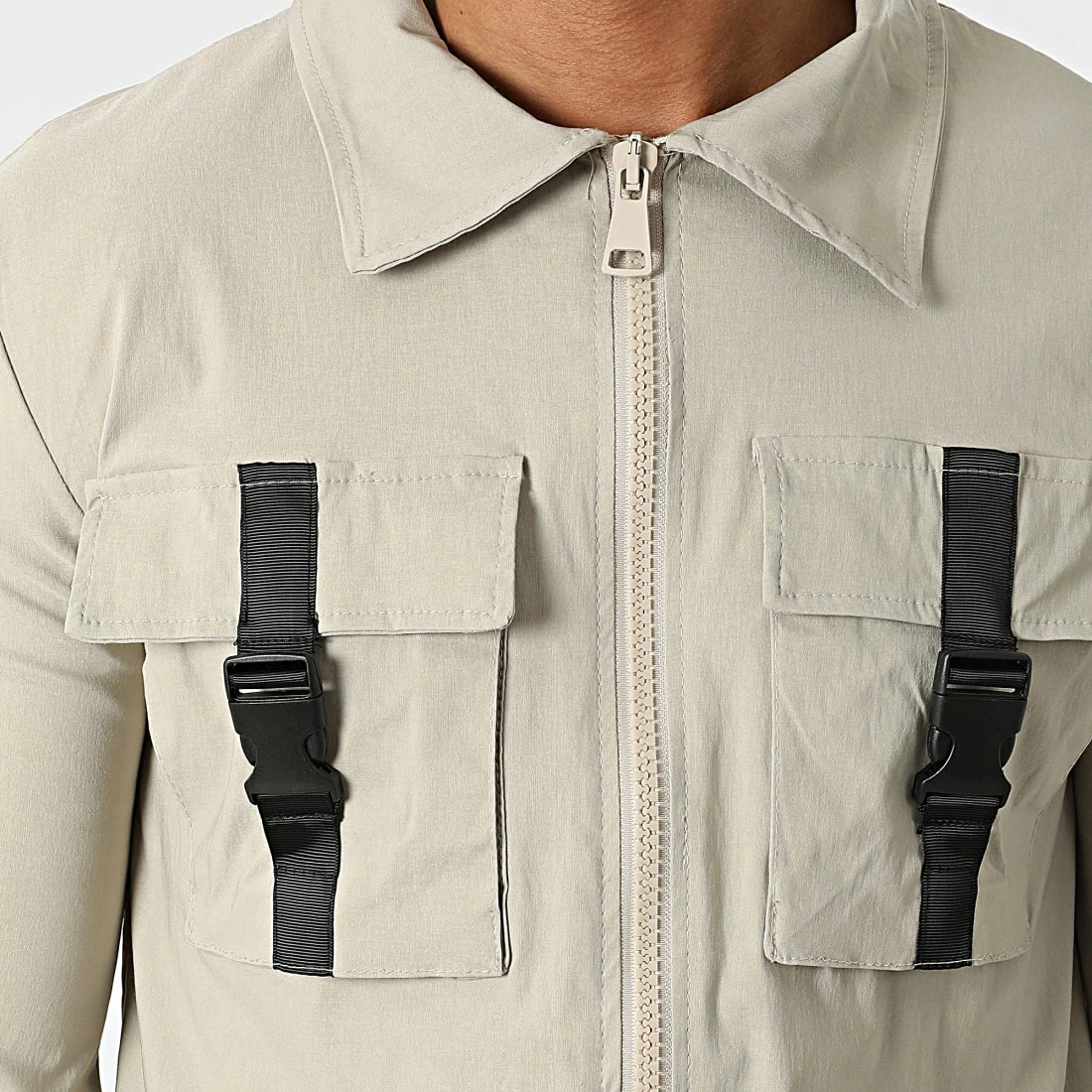 Meilleur prix 😍 Ensemble Veste Zippée Jogger Pant UP-ES-87 Beige de Uniplay 🌟 4 Meilleur prix 😍 Ensemble Veste Zippée Jogger Pant UP-ES-87 Beige de Uniplay 🌟 – Image 2