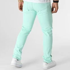 Coupon 😍 Jean 734 Turquoise Clair de Uniplay 🧨 -Uniplay Soldes uniplay 318744 734 WHITE GREEN 20220513T162917 04
