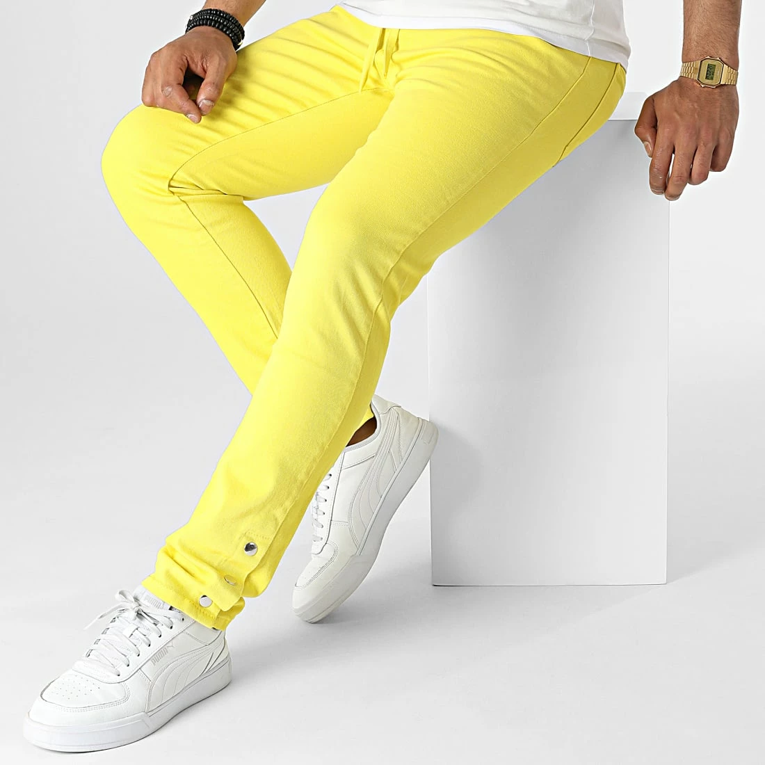 Budget ⭐ Jean 734 Jaune de Uniplay 💯 5 Budget ⭐ Jean 734 Jaune de Uniplay 💯 – Image 3