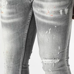Le moins cher 😀 Jean Skinny 715 Gris de Uniplay ✔️ -Uniplay Soldes uniplay 318749 715 GRIS 20220513T154051 02