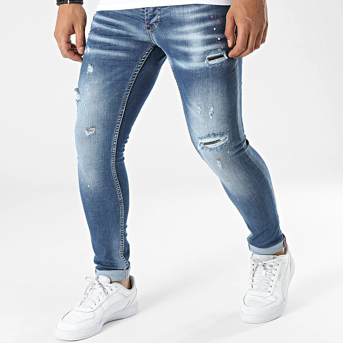 De gros 🔔 Jean Skinny 697 Bleu Denim de Uniplay 💯 3 De gros 🔔 Jean Skinny 697 Bleu Denim de Uniplay 💯