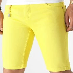 Tout neuf 😍 Short Jean 712 Jaune de Uniplay 🛒