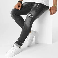 Bon marché 🧨 Jean Skinny 695 Noir de Uniplay 🥰 8 Bon marché 🧨 Jean Skinny 695 Noir de Uniplay 🥰 -Uniplay Soldes uniplay 318787 695 BLACK 20220512T094140 03
