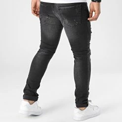 De gros ✨ Jean Skinny 728 Noir de Uniplay 🔔 -Uniplay Soldes uniplay 318788 728 NOIR 20220513T154653 04